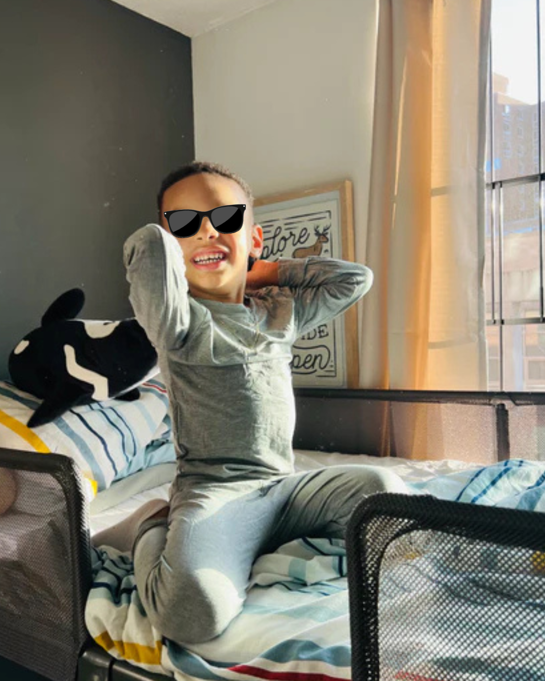 Grey Pajamas 2-Piece