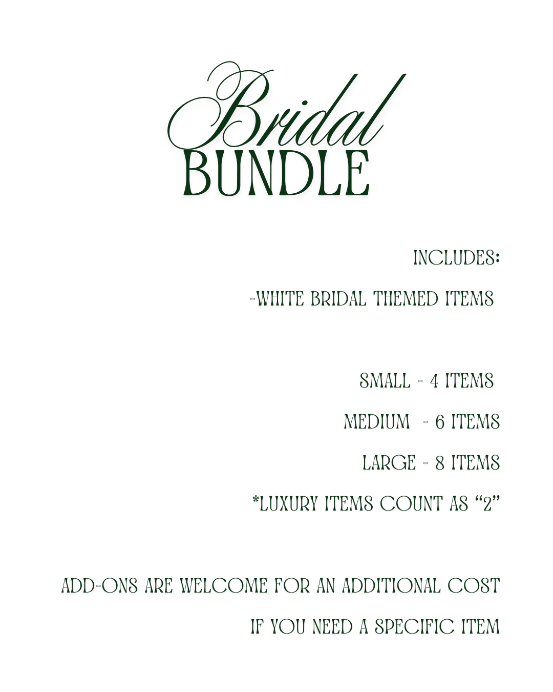Bridal to Be Bundle