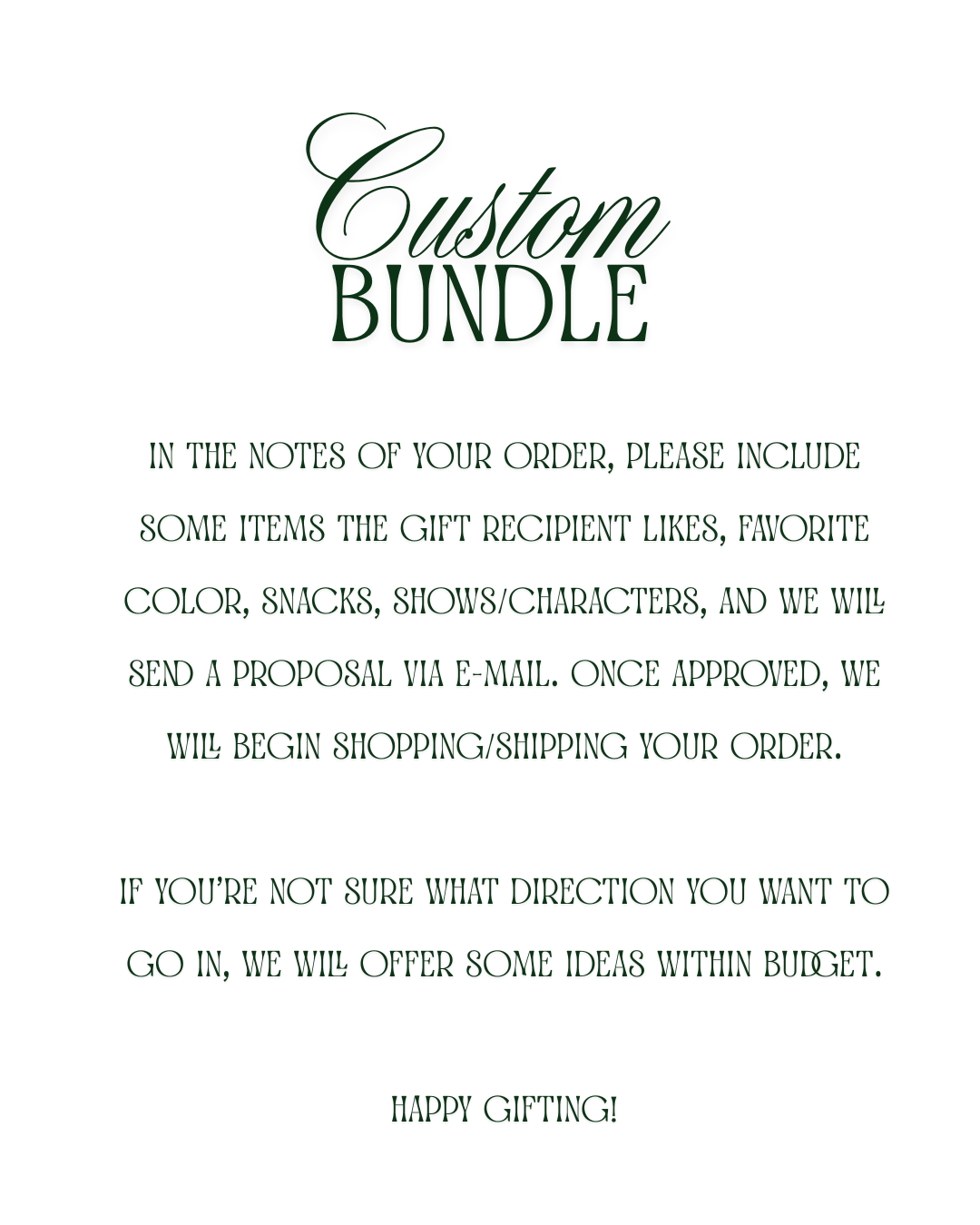 Custom Bundle