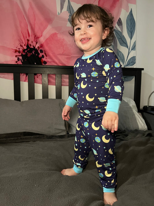 Space Pajamas 2-Piece