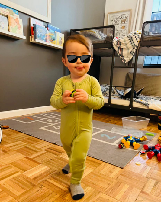 Green Pajamas Onesie