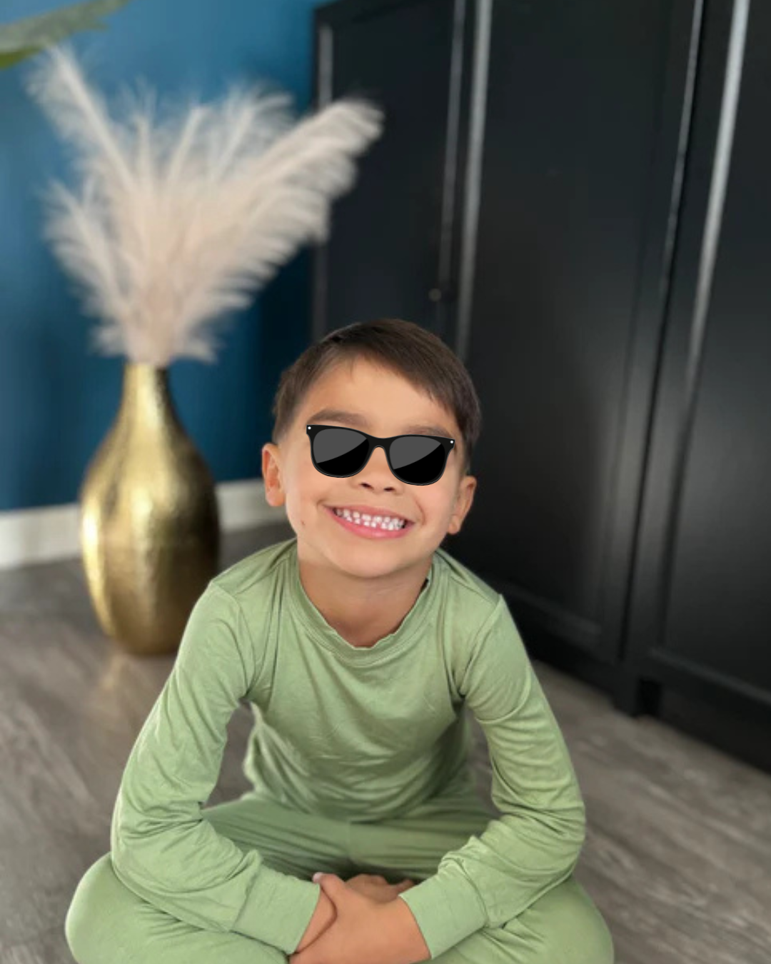 Green Pajamas 2-Piece